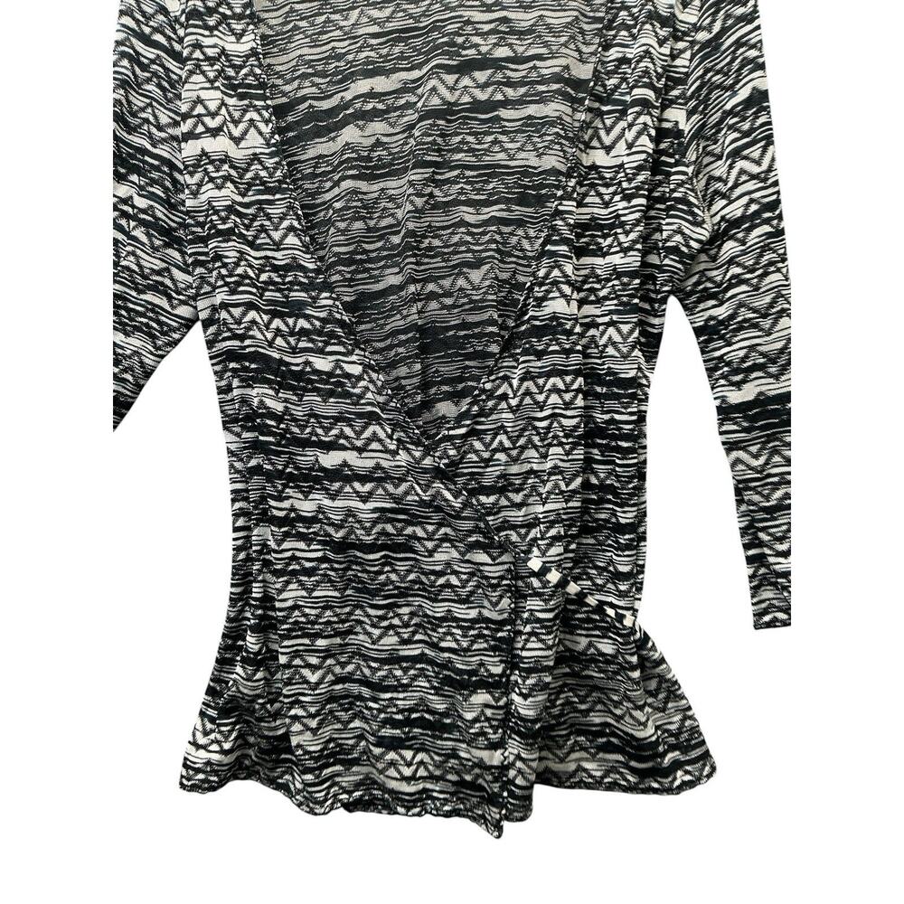 Missoni Zig Zag Chevron Open Front Knit Cardigan Sweater Size Small Multicolor - Picture 9 of 13